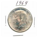 1964 Kennedy Silver Half Dollar