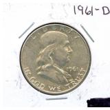 1961-D Franklin Silver Half Dollar