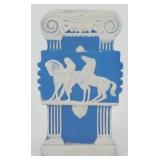 * Antique Shafer & Vater Blue & White Jasperware