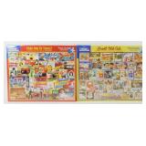 Two 1000-Piece White Mountain Puzzles