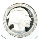 Buffalo Rimmed Design 1 Troy Ounce .999 Fine