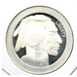 Buffalo Rimmed Design 1 Troy Ounce .999 Fine