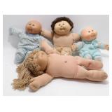 * 4 Vintage Cabbage Patch Dolls