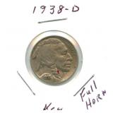 1938-D Buffalo Nickel