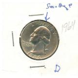 1964-D Washington Silver Quarter