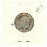 1949-D Roosevelt Silver Dime