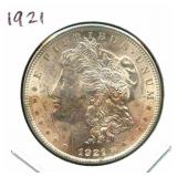 1921 Morgan Silver Dollar