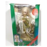 * Vintage Large Animated Angel Light Up Music