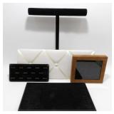 * Jewelry Display - 2 Ring Trays, 1 Covered