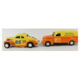 2 Die Cast 1/25 Scale Banks with Keys