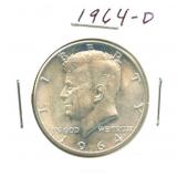 1964-D Kennedy Silver Half Dollar