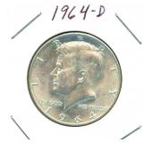 1964-D Kennedy Silver Half Dollar