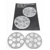 Vintage 20th Century American Coinage Displays