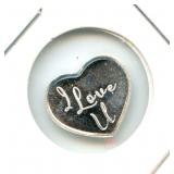 One Gram Silver ï¿½I Love Uï¿½ Heart - .999 Fine