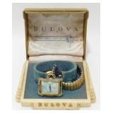 Vintage Bulova Menï¿½s Watch with Box for Repair
