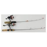 * 2 Ice Fishing Poles