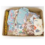 Vintage Material - Varying Sizes