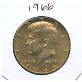 1966 Kennedy Silver Half Dollar - 40% Silver