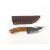 New Dragon Scale Blade Gut Hook Knife with