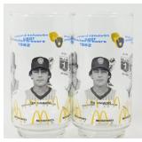 * Pair of 1982 Milwaukee Brewers McDonald