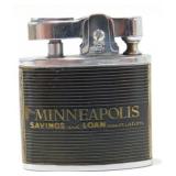 Vintage Minneapolis Savings Advertising Lighter