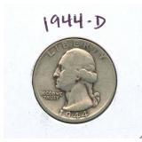 1944-D Washington Silver Quarter