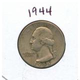 1944 Washington Silver Quarter