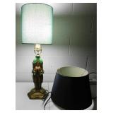 ** Egyptian Dï¿½cor Lamp with 2 Different Shades -