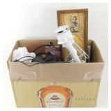 ** Box of Vintage and Cool Home Dï¿½cor Items