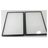 * 2 Display Cases 20 1/2" x 14 1/4" x 1 1/2" -
