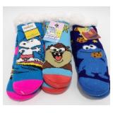 3 NWT Pairs of Sherpa Lined Kids Socks