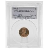 1996-S Lincoln Cent PCGS PR69RD DCAM Brilliant -