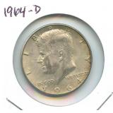 1964-D Kennedy Silver Half Dollar