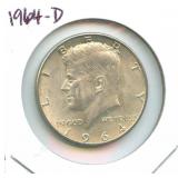 1964-D Kennedy Silver Half Dollar