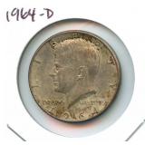 1964-D Kennedy Silver Half Dollar