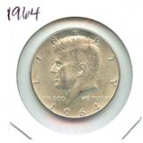 1964 Kennedy Silver Half Dollar