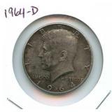 1964-D Kennedy Silver Half Dollar