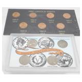 1982 Lincoln Cents (BU Set) & American Nickel