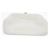 Vintage Beaded White Purse - Great Shape