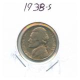 1938-S Jefferson Nickel