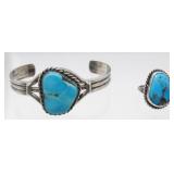 Turquoise Bracelet & Rings