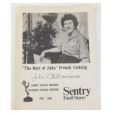 Sentry Foods "Julia Child" 1968 Cook Book