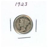 1923 Mercury Silver Dime