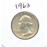1963 Washington Silver Quarter