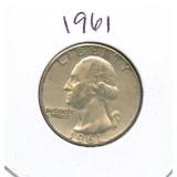 1961 Washington Silver Quarter