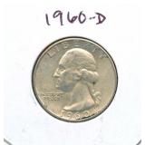 1960-D Washington Silver Quarter