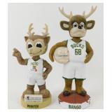 * Pair of Milwaukee Bucks Bobble Heads - Pointer