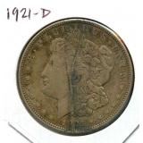 1921-D Morgan Silver Dollar