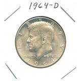 1964-D Kennedy Silver Half Dollar