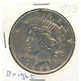 1923 Peace Silver Dollar